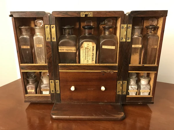 Furnishings in the room where Dr. McDowell operated on Jane Todd Crawford